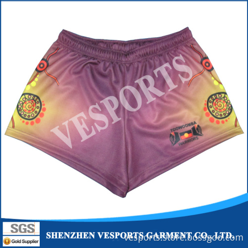 Sublimation Printing Team Club Rugby Shorts